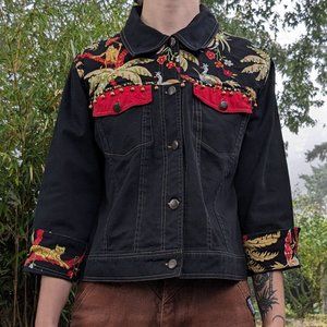 VINTAGE 90s Unique Animal Print Jacket